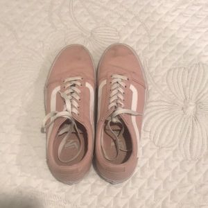 LIGHT PINK VANS!!